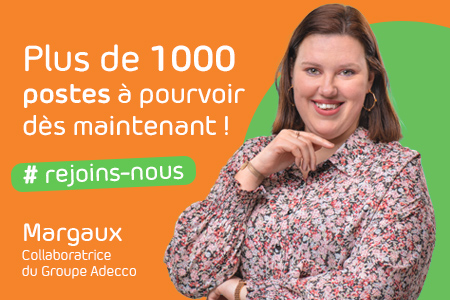Margaux, collaboratrice du Groupe Adecco